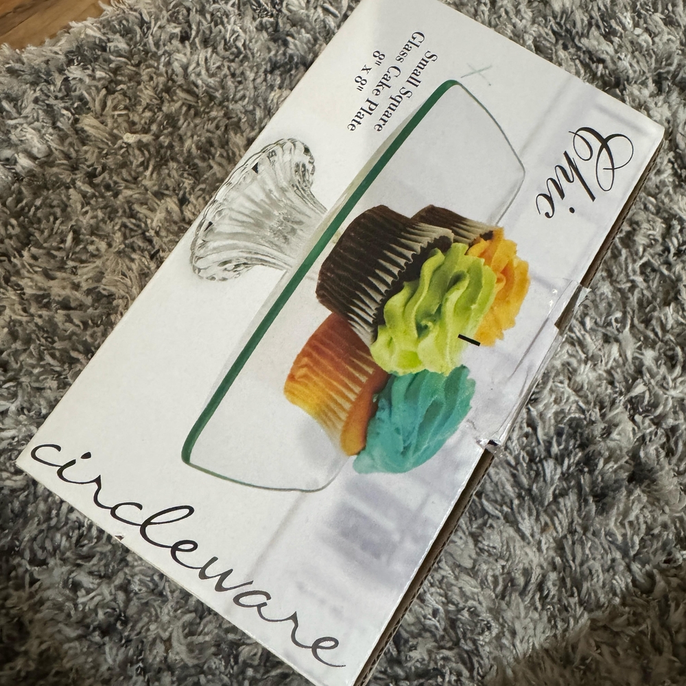 Circleware Glass Cake Stand